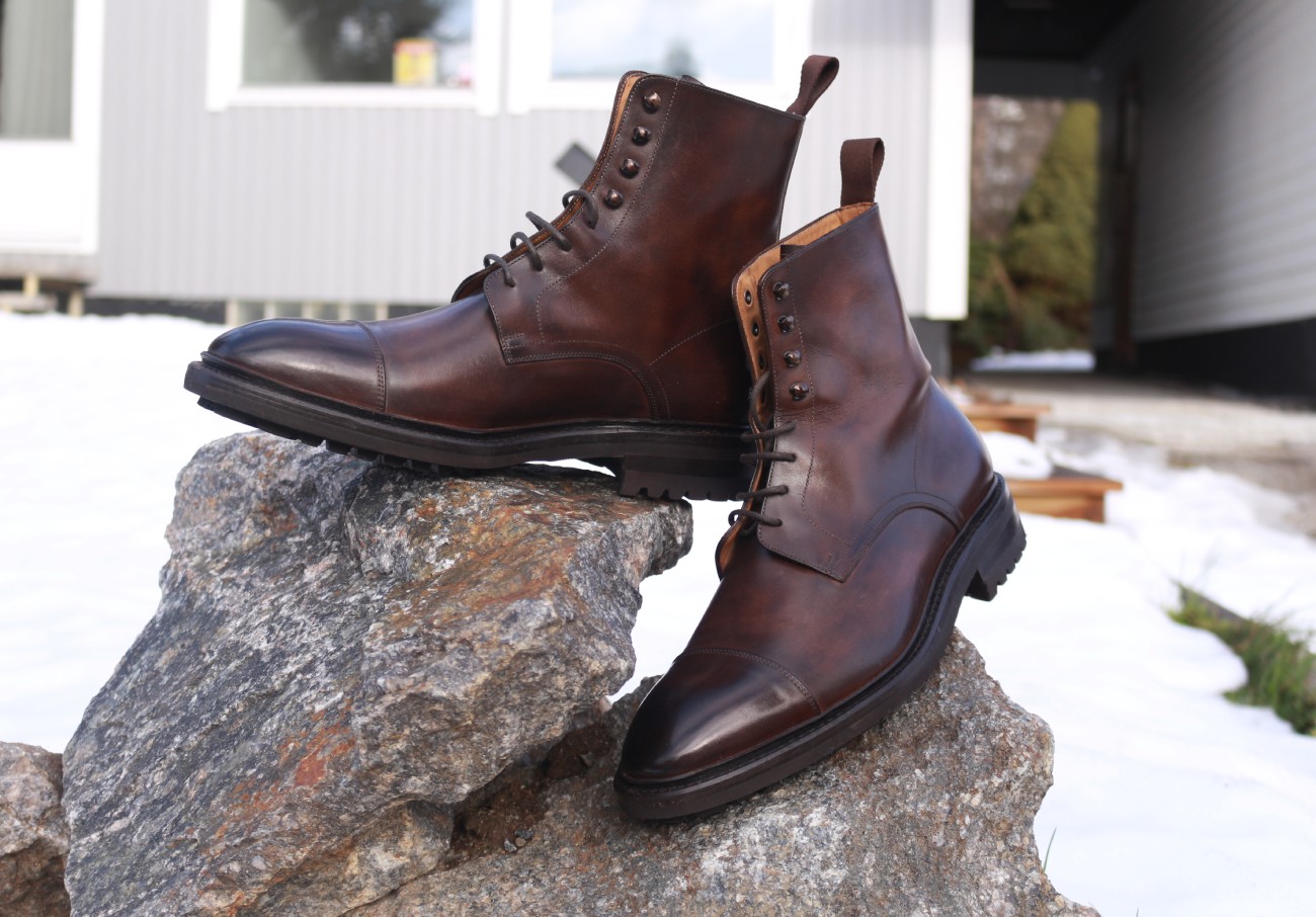 Carlos Santos Boots Review - Lace Up Derby Boots in Coimbra Patina