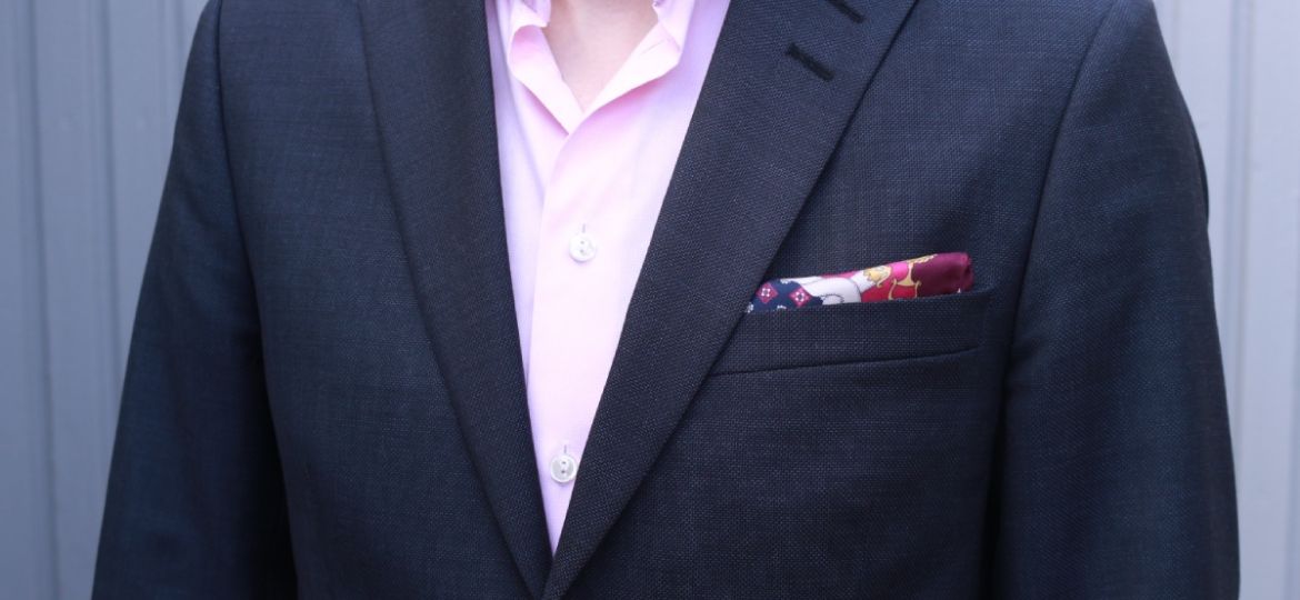 Blue Suit Pink Shirt OOTW by Tiger of Sweden & ETON