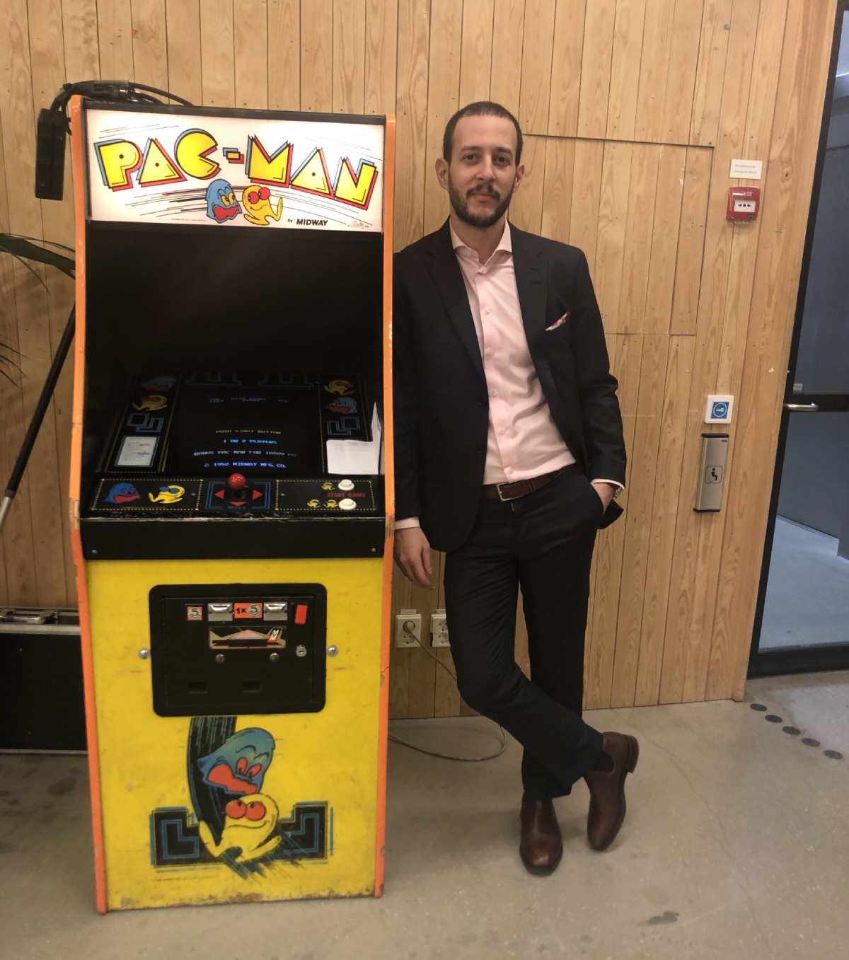 Found a Pac-Man Arcade Machine!