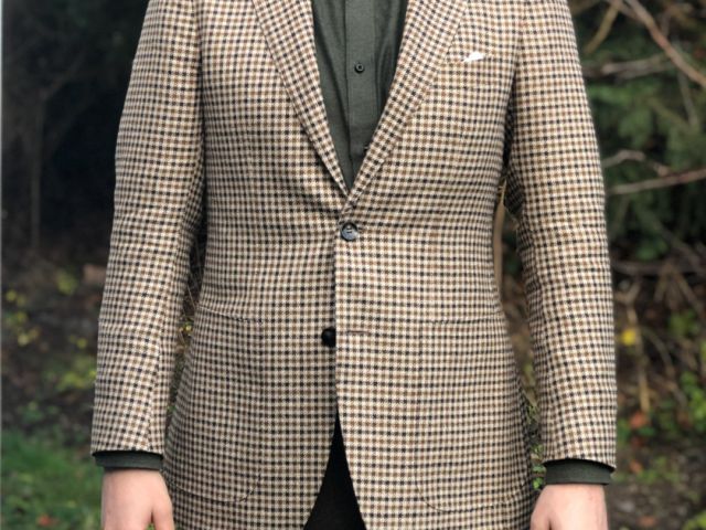 Olive Green Flannel sleeve length