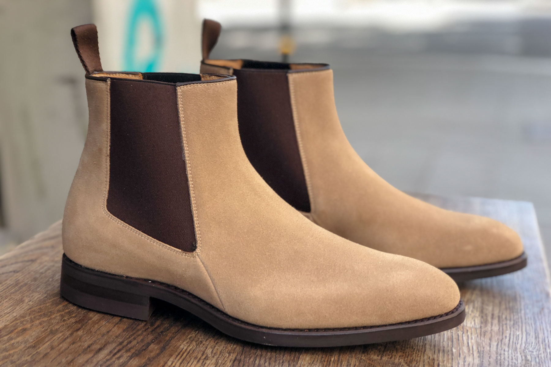 Carlos Santos Chelsea Boots for The Noble Shoe Close Up