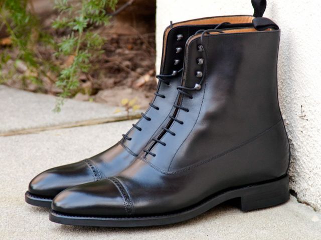 shoe news december 2019 - carlos santos handgrade balmoral boot for the noble shoe