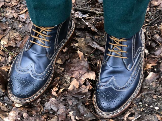 heinrich dinkerlacker blue shell boots