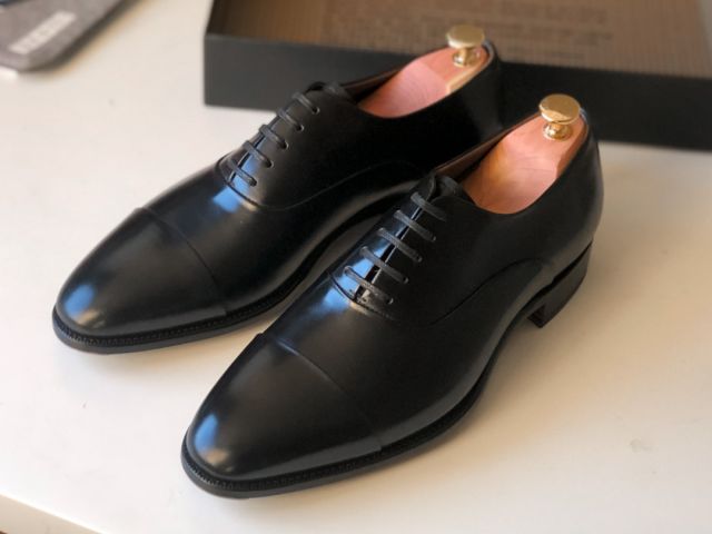 Carlos Santos 9899 Handgrade Black Oxford for The Noble Shoe