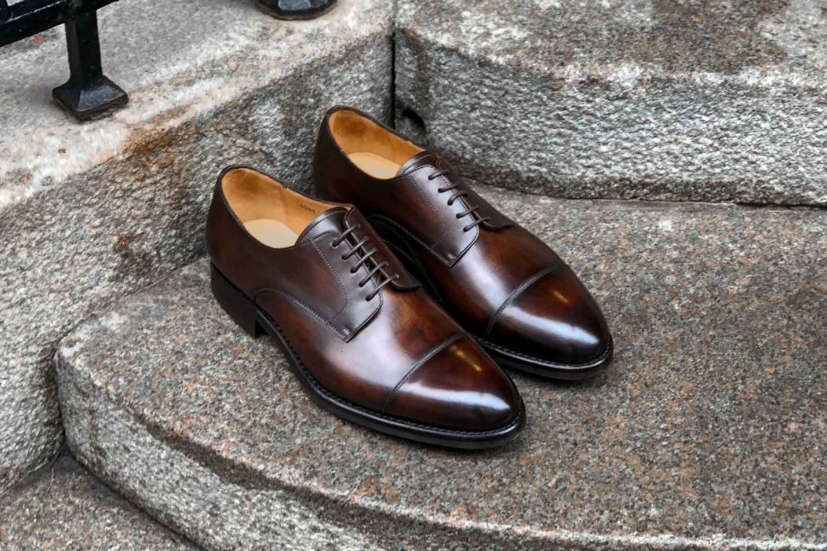 Business Wardrobe Essentials - Carlos Santos 9381 Derby in Coimbra for The Noble Shoe