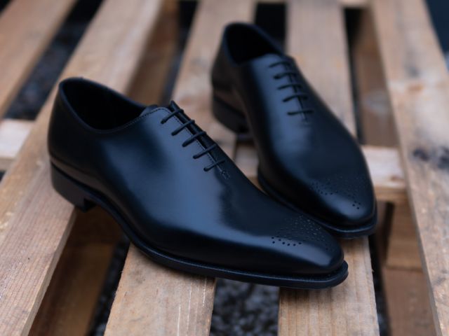 Crockett & Jones Weymouth II Wholecut in Black Calf for The Noble Shoe