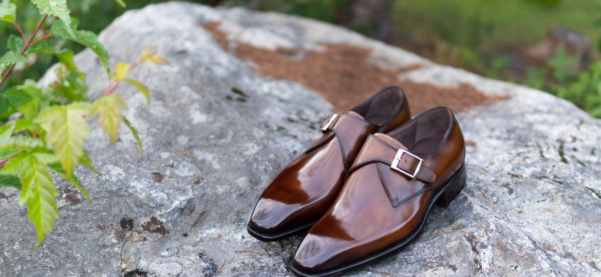 Carlos Santos 6307 Handgrade Algarve Patina Monks for The Noble Shoe 3