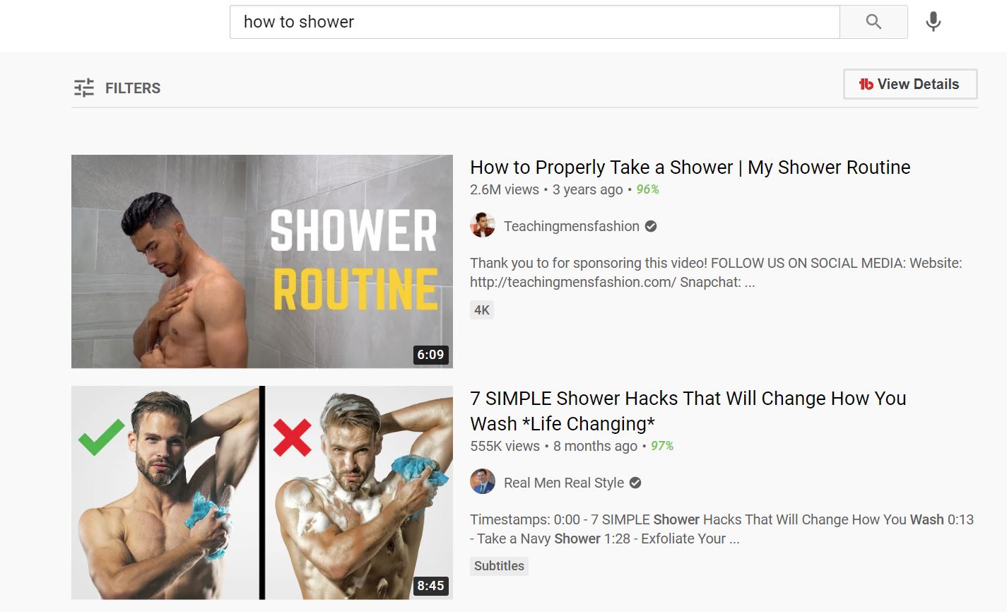 How to shower