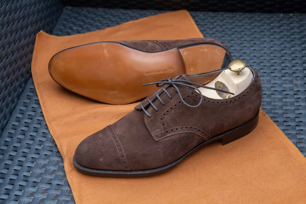 Edward Green Cardiff Suede Derby Review