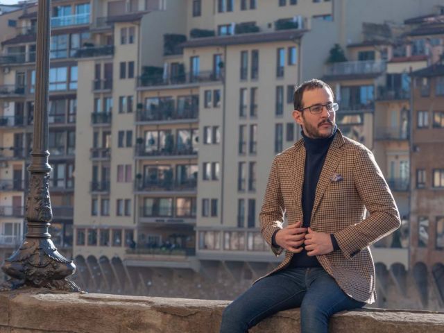 Gobi Cashmere Review Turtleneck and jacket