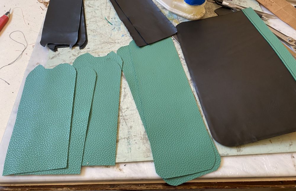 leather pieces for leather bag