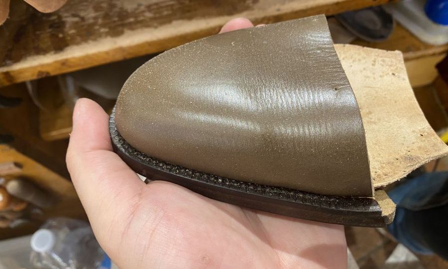 leather toe