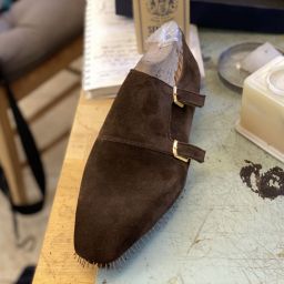 Becoming A Bespoke Shoemaker Part 10: How my lasted monks look currently