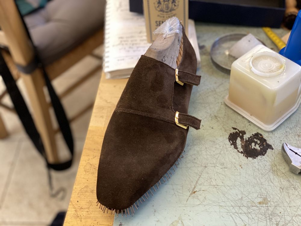 Becoming A Bespoke Shoemaker Part 10: How my lasted monks look currently
