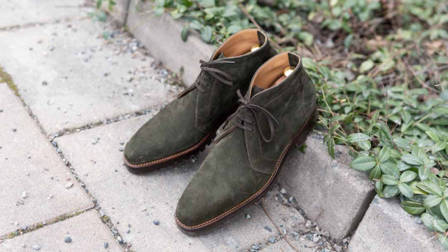Passus Shoes Review | Oliver X Green Suede Chukkas Passus Shoes Green Suede Chukkas
