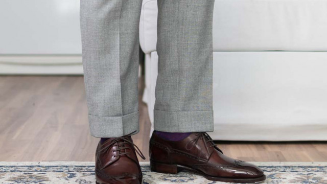 Especially from this angle... Norman Vilalta Calder with Grey Trousers 2