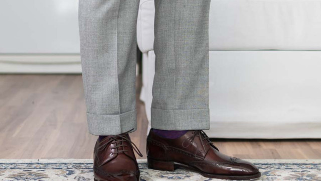 Especially from this angle... Norman Vilalta Calder with Grey Trousers 2